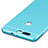 Cover Lusso Alluminio Laterale per Huawei Honor V8 Cielo Blu