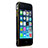 Cover Lusso Laterale Alluminio per Apple iPhone 4 Nero