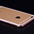 Cover Lusso Laterale Alluminio per Apple iPhone 6 Oro Rosa