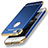 Cover Lusso Metallo Laterale e Plastica per Apple iPhone 5S Blu