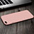 Cover Plastica Rigida Opaca con Anello Supporto per Apple iPhone 7 Plus Rosa