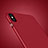 Cover Plastica Rigida Opaca con Anello Supporto per Apple iPhone Xs Max Rosso