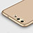 Cover Plastica Rigida Opaca con Anello Supporto per Huawei P10 Oro