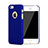 Cover Plastica Rigida Opaca con Foro per Apple iPhone 5S Blu