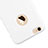 Cover Plastica Rigida Opaca con Foro per Apple iPhone 6 Bianco