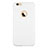 Cover Plastica Rigida Opaca con Foro per Apple iPhone 6S Bianco