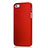 Cover Plastica Rigida Opaca per Apple iPhone 5S Rosso