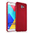 Cover Plastica Rigida Opaca per Samsung Galaxy A9 Pro (2016) SM-A9100 Rosso