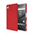 Cover Plastica Rigida Opaca per Sony Xperia Z5 Rosso