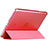 Cover Portafoglio In Pelle con Supporto L01 per Apple New iPad 9.7 (2017) Rosso