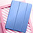 Cover Portafoglio In Pelle con Supporto L01 per Apple New iPad 9.7 (2018) Blu