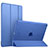 Cover Portafoglio In Pelle con Supporto L01 per Apple New iPad 9.7 (2018) Blu