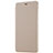 Cover Portafoglio In Pelle con Supporto L01 per Xiaomi Mi 5S Plus Oro