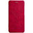 Cover Portafoglio In Pelle con Supporto L01 per Xiaomi Mi 6 Rosso