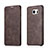 Cover Portafoglio In Pelle con Supporto L03 per Samsung Galaxy Note 5 N9200 N920 N920F Marrone