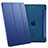 Cover Portafoglio In Pelle con Supporto L05 per Apple iPad Mini 2 Blu