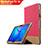 Cover Portafoglio In Pelle con Supporto L06 per Huawei MediaPad T3 10 AGS-L09 AGS-W09 Rosso