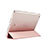 Cover Portafoglio In Pelle con Supporto per Apple iPad Mini Oro Rosa