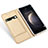 Cover Portafoglio In Pelle con Supporto per Huawei Honor Magic Oro