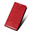 Cover Portafoglio In Pelle con Supporto per Huawei Honor Play 5X Rosso