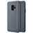 Cover Portafoglio In Pelle con Supporto S01 per Samsung Galaxy S9 Nero