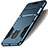 Cover Silicone e Plastica Opaca con Supporto per Samsung Galaxy S9 Blu