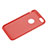 Cover Silicone Morbida Lucido con Foro per Apple iPhone 6 Rosso