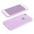 Cover Silicone Morbida Lucido con Foro per Apple iPhone 6 Viola