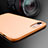 Cover Silicone Morbida Lucido per Apple iPhone 8 Arancione