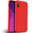 Cover Silicone Morbida Spigato per Apple iPhone Xs Rosso