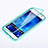 Cover Silicone Trasparente A Flip Morbida per Samsung Galaxy J5 SM-J500F Cielo Blu