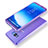 Cover Silicone Trasparente A Flip Morbida per Samsung Galaxy S8 Viola