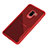 Cover Silicone Trasparente Laterale per Samsung Galaxy A8+ A8 Plus (2018) A730F Rosso