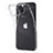 Cover Silicone Trasparente Ultra Sottile Morbida A02 per Apple iPhone 15 Plus Chiaro