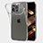 Cover Silicone Trasparente Ultra Sottile Morbida A06 per Apple iPhone 15 Pro Chiaro