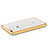 Cover Silicone Trasparente Ultra Sottile Morbida H02 per Apple iPhone 6S Oro