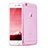 Cover Silicone Trasparente Ultra Sottile Morbida H08 per Apple iPhone 6 Rosa