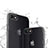 Cover Silicone Trasparente Ultra Sottile Morbida per Apple iPhone 7 Nero