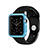 Cover Silicone Trasparente Ultra Sottile Morbida per Apple iWatch 38mm Blu