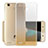 Cover Silicone Trasparente Ultra Sottile Morbida Sfumato per Huawei G8 Mini Oro