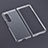 Cover Silicone Trasparente Ultra Sottile Morbida T02 per Samsung Galaxy Z Fold3 5G Chiaro