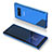 Cover Silicone Trasparente Ultra Sottile Morbida T05 per Samsung Galaxy Note 8 Blu