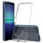 Cover Silicone Trasparente Ultra Sottile Morbida T05 per Sony Xperia 10 V Chiaro