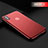 Cover Silicone Trasparente Ultra Sottile Morbida T06 per Apple iPhone X Rosso