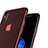 Cover Silicone Trasparente Ultra Sottile Morbida T06 per Apple iPhone X Rosso