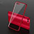 Cover Silicone Trasparente Ultra Sottile Morbida T07 per Huawei Honor V10 Rosso