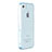 Cover TPU Trasparente Ultra Slim Morbida per Apple iPhone 4 Cielo Blu