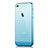 Cover TPU Trasparente Ultra Slim Morbida per Apple iPhone 5 Blu