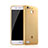 Cover TPU Trasparente Ultra Sottile Morbida per Huawei P8 Lite Smart Oro