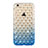 Cover Trasparente Diamante Strass Gioielli Sfumato Morbida per Apple iPhone 6S Plus Blu